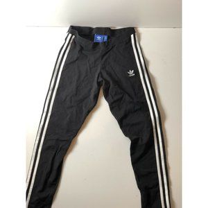 Adidas Womens Leggings Sz.Small Black W/White Logo